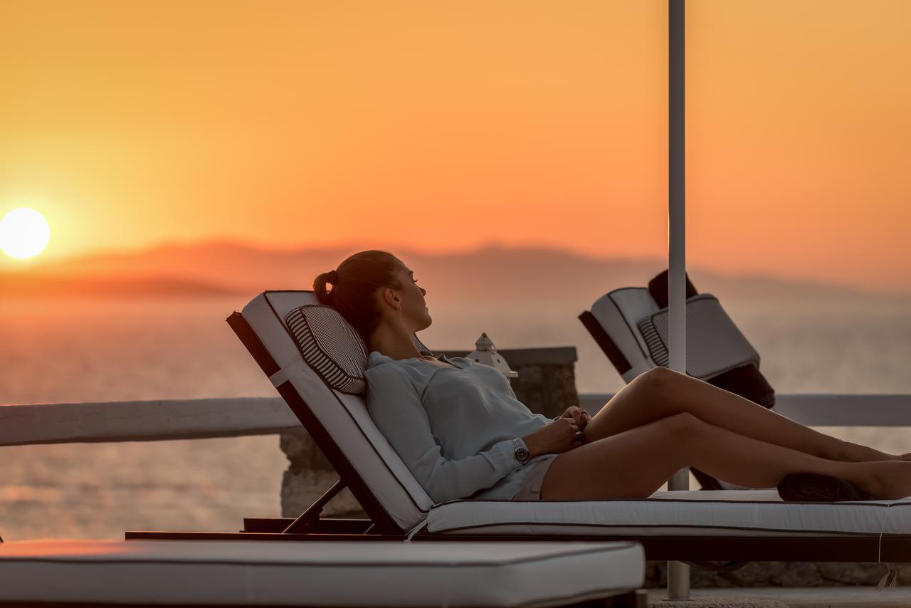 Capo Di Mykonos Resort Agios Ioannis Diakoftis Kültér fotó