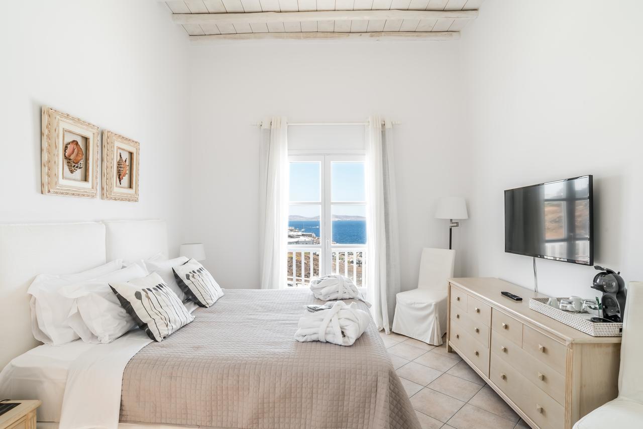 Capo Di Mykonos Resort Agios Ioannis Diakoftis Szoba fotó