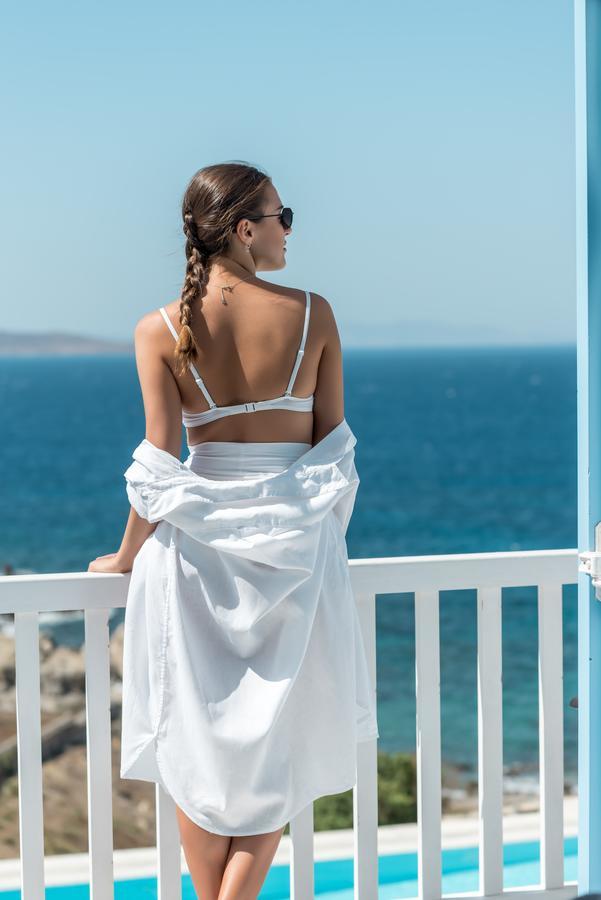Capo Di Mykonos Resort Agios Ioannis Diakoftis Kültér fotó