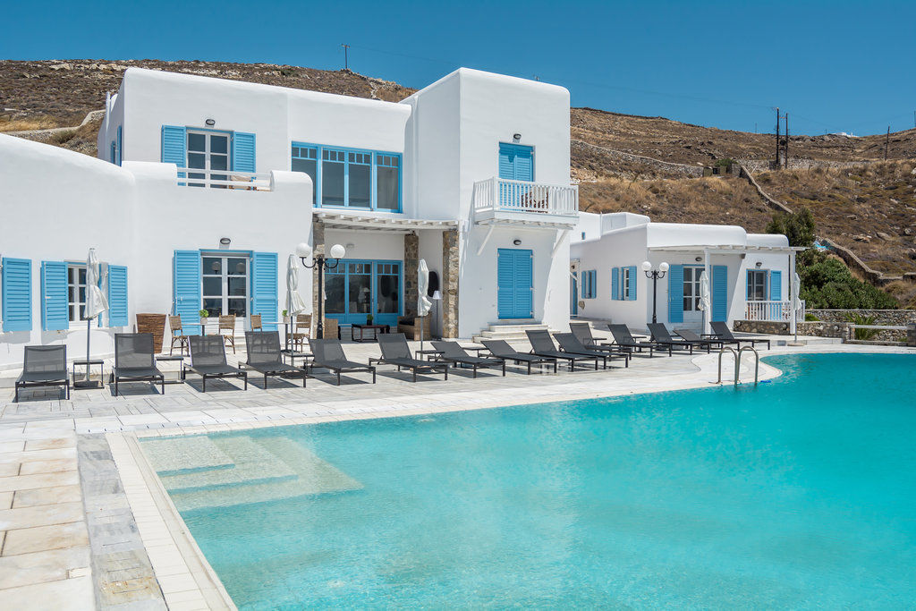 Capo Di Mykonos Resort Agios Ioannis Diakoftis Kültér fotó