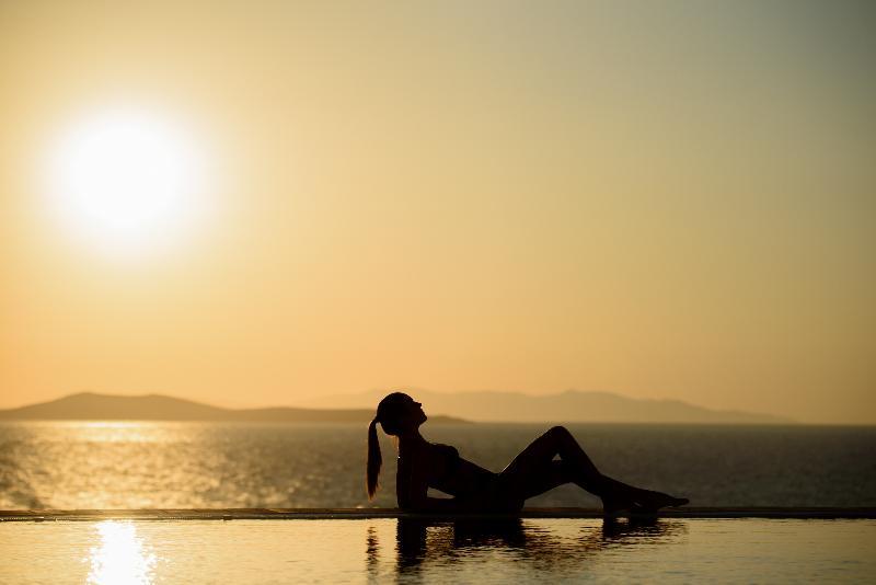 Capo Di Mykonos Resort Agios Ioannis Diakoftis Kültér fotó