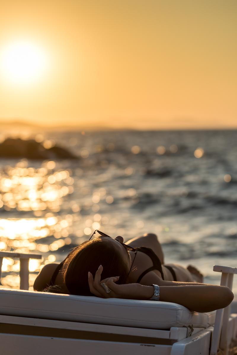 Capo Di Mykonos Resort Agios Ioannis Diakoftis Kültér fotó